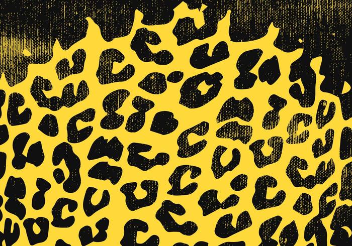 700x490 Leopard Print With Texture Vector Background