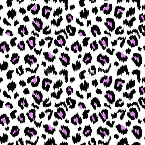 600x600 Leopard Print Vector Seamless Pattern Texture Vector Illustration