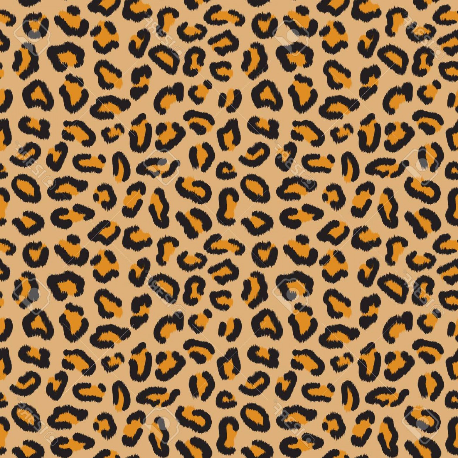 1560x1560 Photostock Vector Leopard Seamless Pattern Leopard Spots Fashion