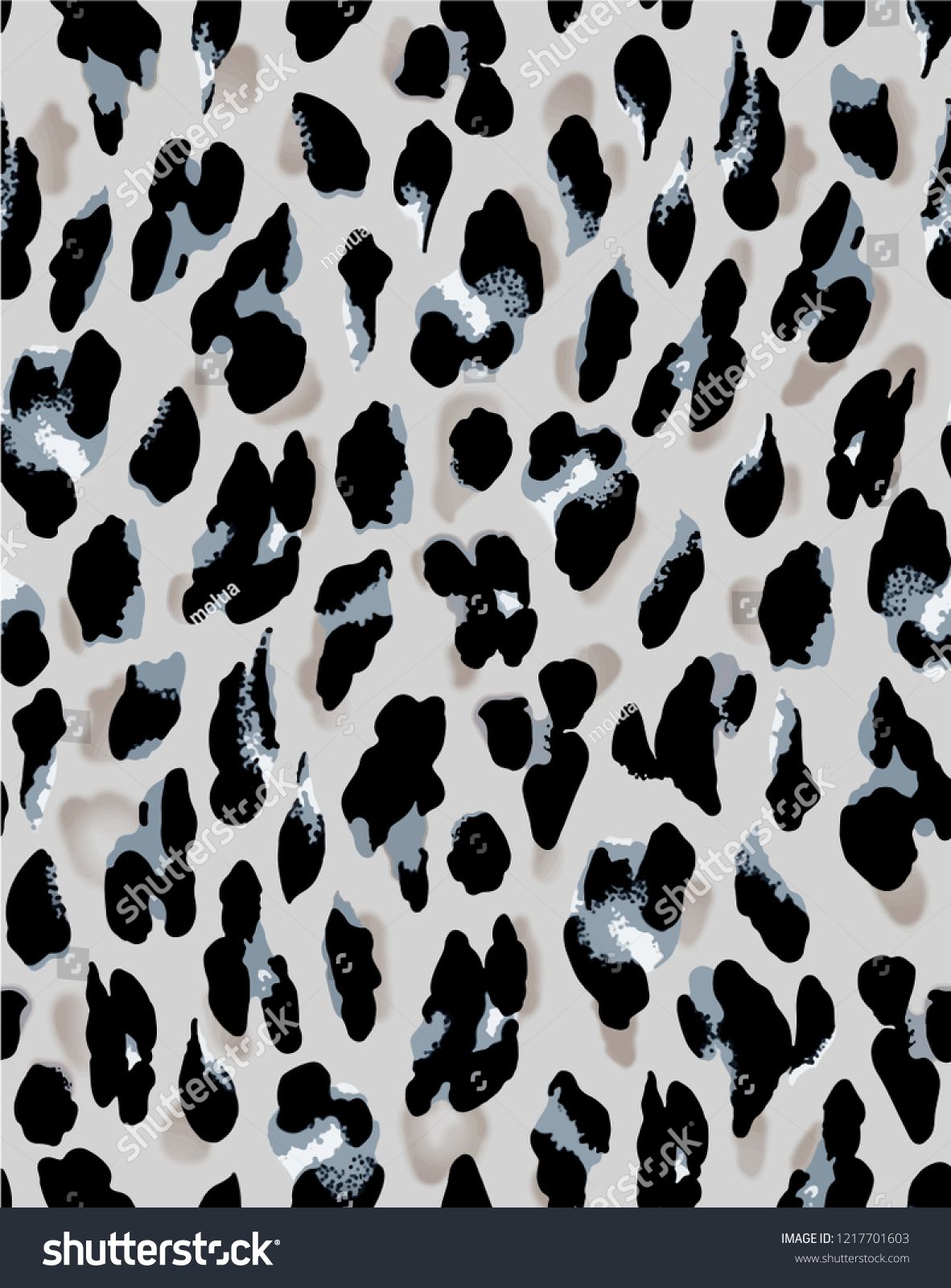 1182x1600 Seamless Leopard Pattern Leopard Spotted Fur Texture Vector