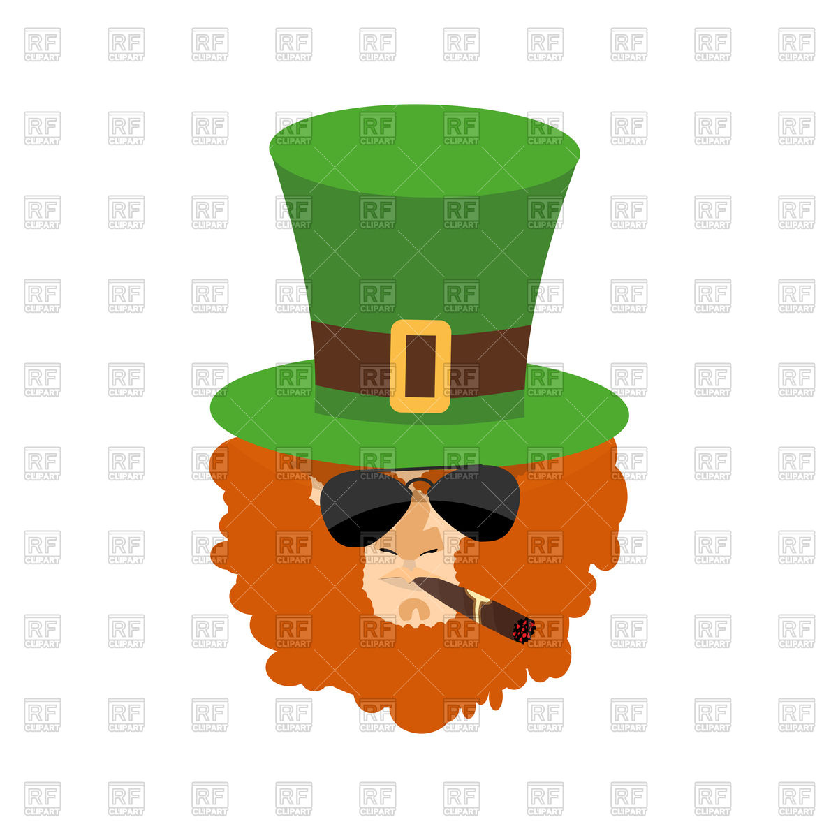 Leprechaun Silhouette Vector