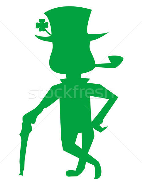Leprechaun Silhouette! Vector Illustration Damon Shuck 463x600 Leprechaun Silhouette! Vector Illustration Damon Shuck