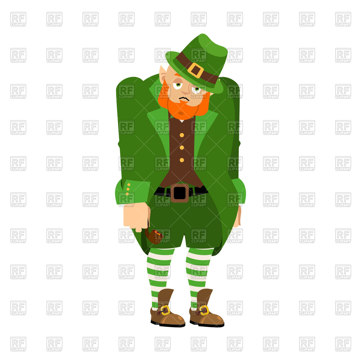 Sad Leprechaun Vector Image Of People Popaukropa 1200x1200 Sad Leprechaun Vector Image Of People Popaukropa