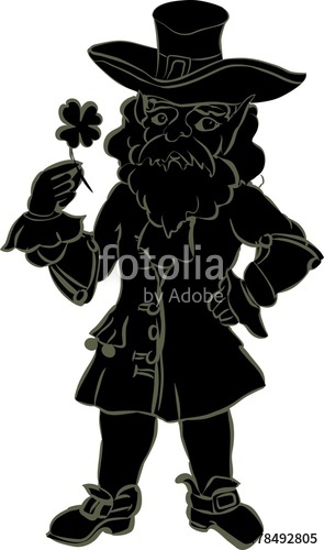 Silhouette Of Leprechaun Stock Image And Royalty Free Vector 295x500 Silhouette Of Leprechaun Stock Image And Royalty Free Vector