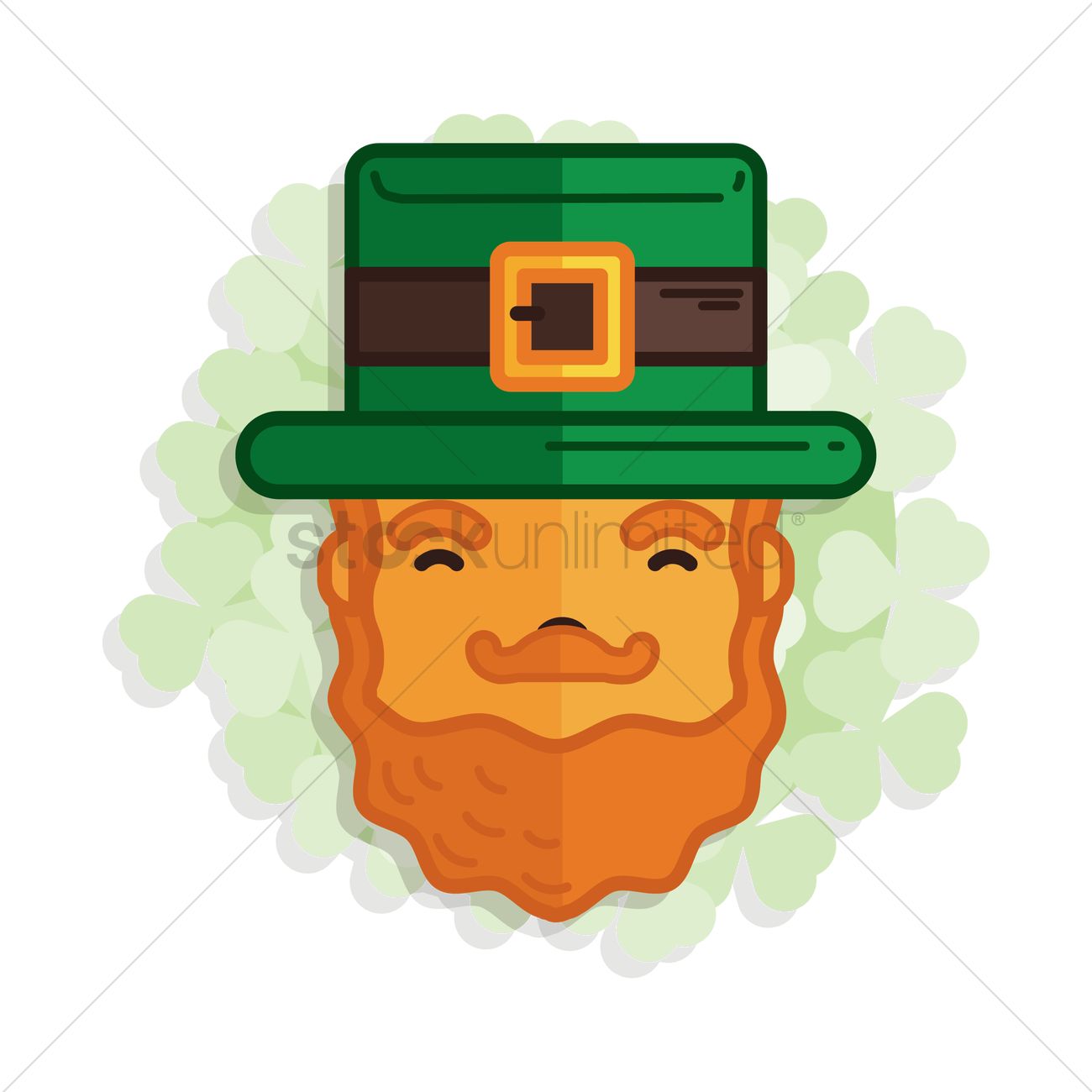 1300x1300 Leprechaun Vector Image