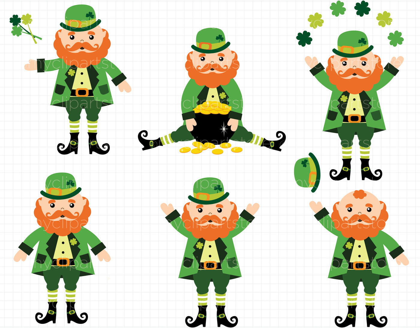 1400x1095 St Patrick's Day Leprechaun