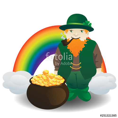 500x500 Leprechaun Vector Illustration Stock Image And Royalty Free