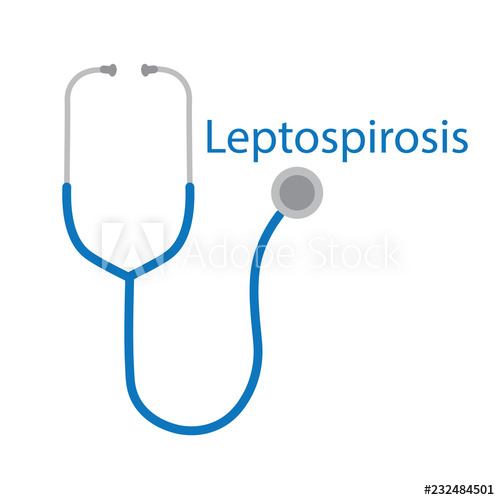 500x500 Leptospirosis Word And Stethoscope Icon Vector Illustration
