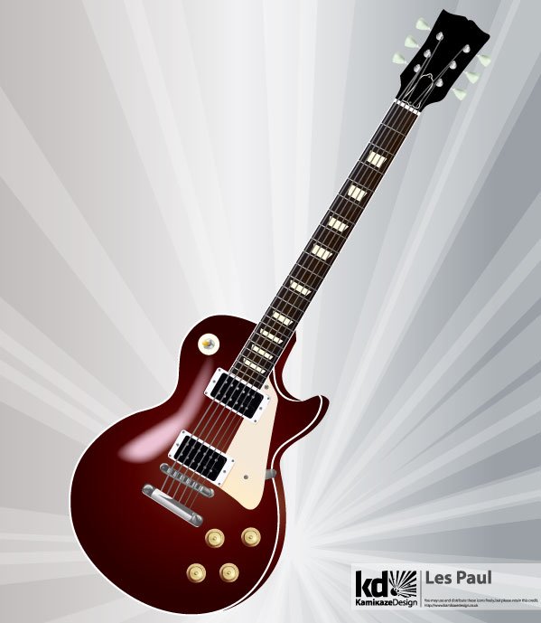 599x689 Free Vector Les Paul Guitar Files, Vectors Graphics