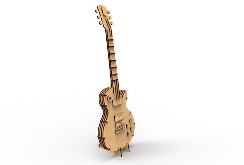 794x536 Les Paul Guitar Model Vector Template For Laser Cnc Cutting Etsy
