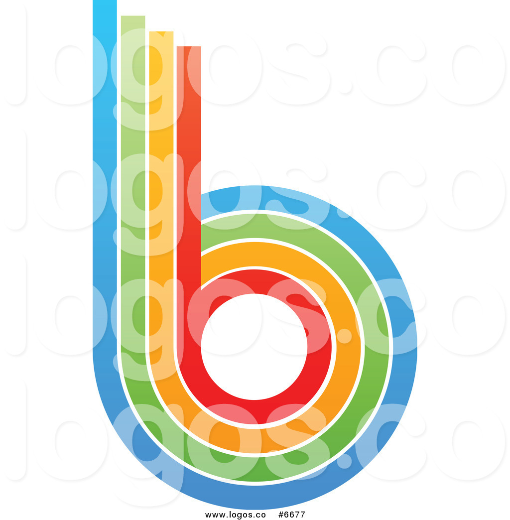 1024x1044 Royalty Free Clip Art Vector Logo Of A Letter B Made Of Lines