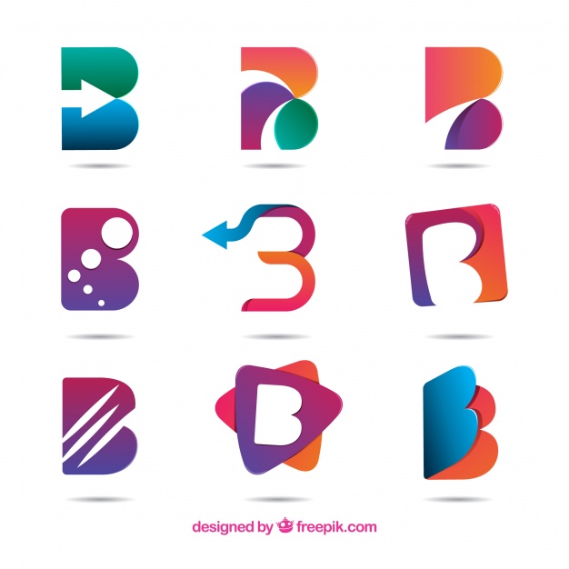626x626 Abstract Letter B Logo Collecti Vector Free Download