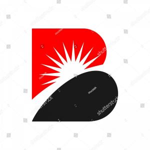 300x300 Sunlight Inside Letter B Logo Vector Catchsplace