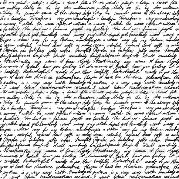 Seamless Background With Handwritten Letter Vector Illustration 590x590 Seamless Background With Handwritten Letter Vector Illustration