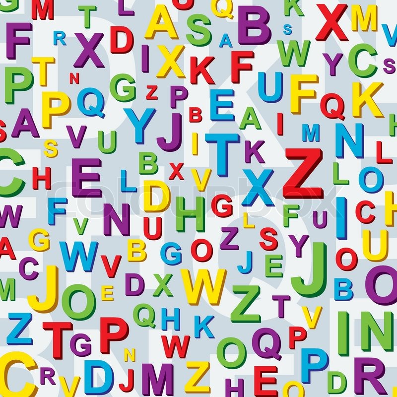 Vector Background Of Colorful Letters Stock Vector Colourbox 800x800 Vector Background Of Colorful Letters Stock Vector Colourbox