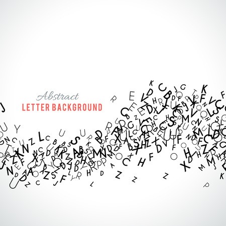 Abstract Black Alphabet Ornament Border Isolated On White 450x450 Abstract Black Alphabet Ornament Border Isolated On White