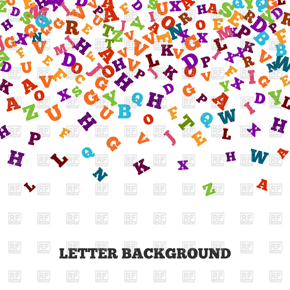 Abstract Colorful Alphabet Ornamental Border, Letter Background 1200x1200 Abstract Colorful Alphabet Ornamental Border, Letter Background