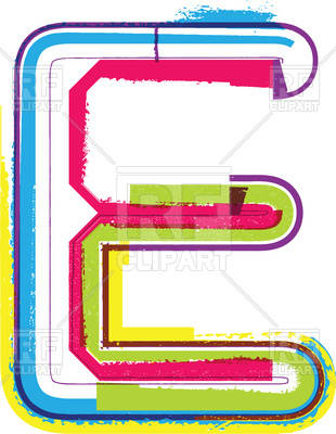 Capital Colorful Letter E Vector Image Of Fonts Type Aroastock 310x400 Capital Colorful Letter E Vector Image Of Fonts Type Aroastock
