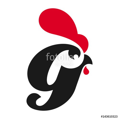 Rooster Logo Vector Letter G Logo Stock Image And Royalty Free 500x500 Rooster Logo Vector Letter G Logo Stock Image And Royalty Free