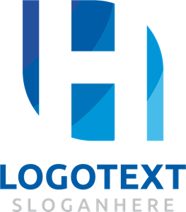 263x300 Blue With Letter H Logo Vector