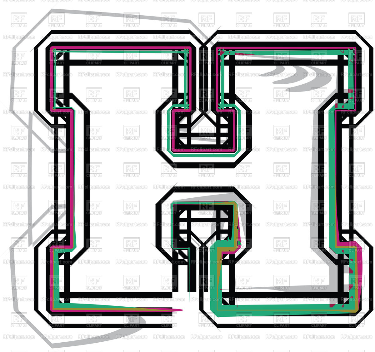 1200x1127 Color Line Font Uppercase Letter H Vector Image Of Fonts Type