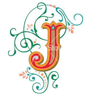 Letter J Vector