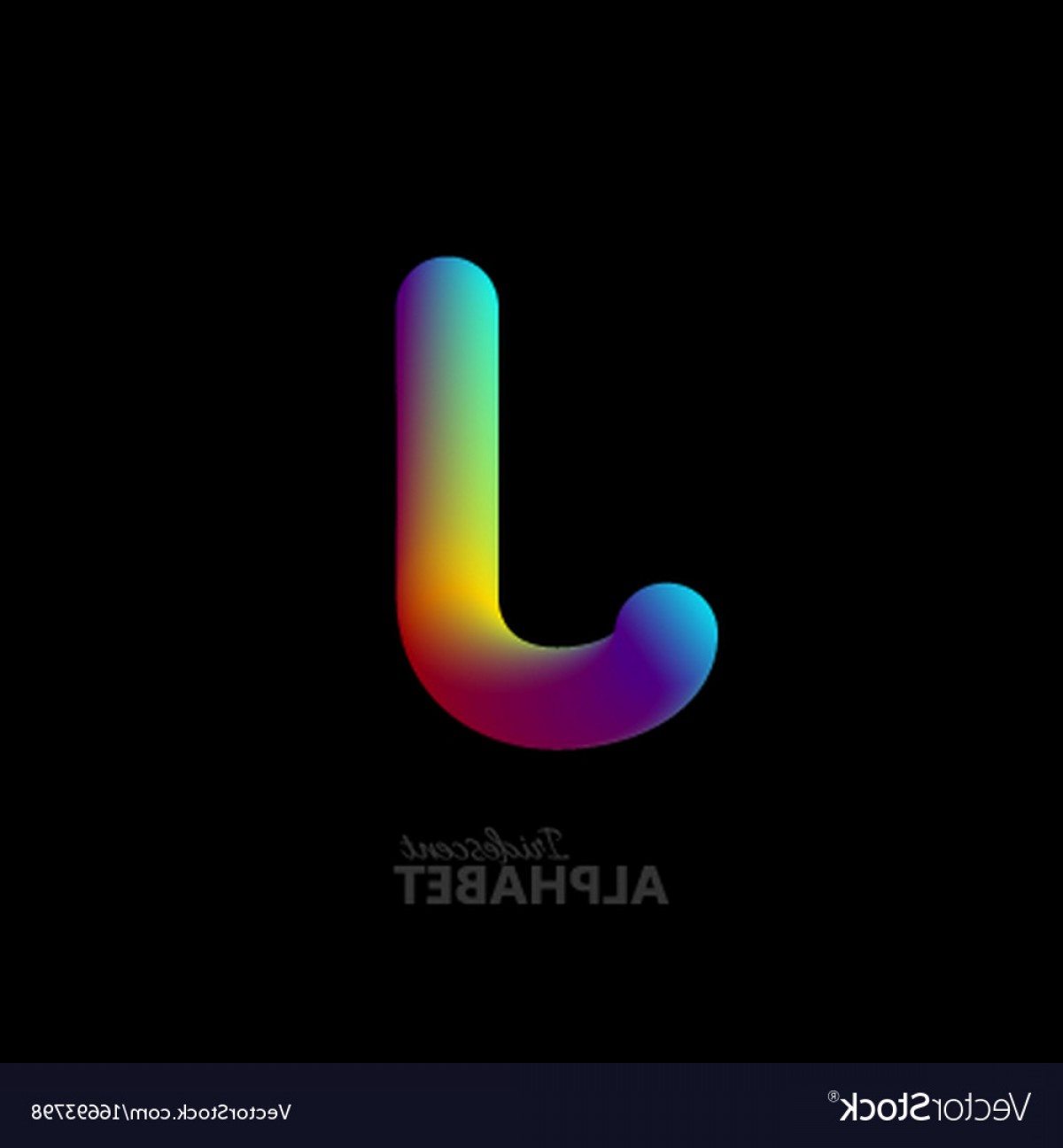 1200x1296 D Iridescent Gradient Letter J Vector Hoodamathrun
