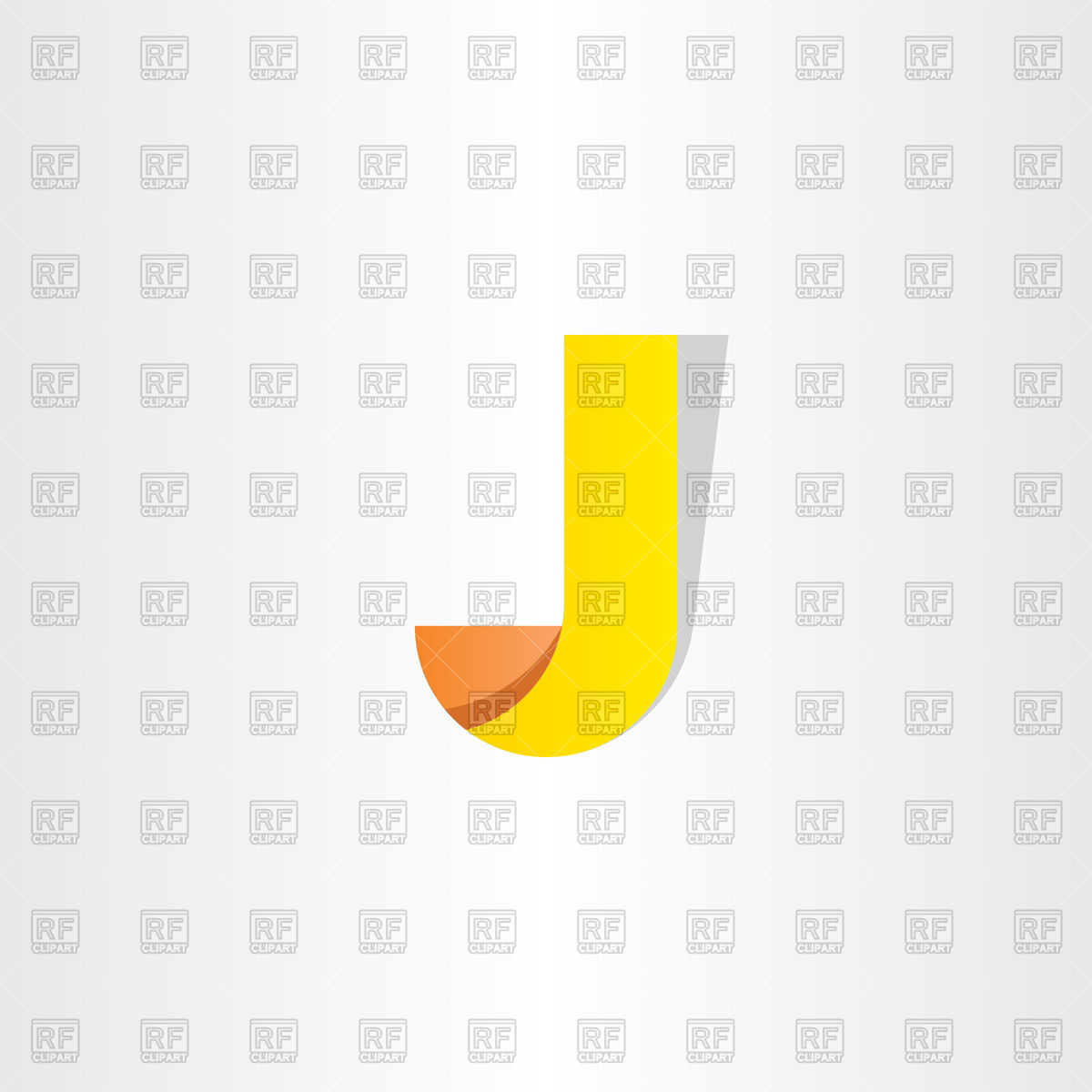 1200x1200 Yellow Letter J Vector Image Of Signs, Symbols, Maps Blaskorizov