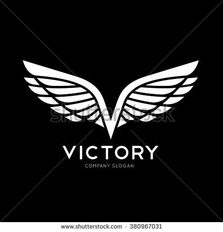 450x470 Victory Logo,wing Logo,v Letter Logo,eagle Logo,vector Logo