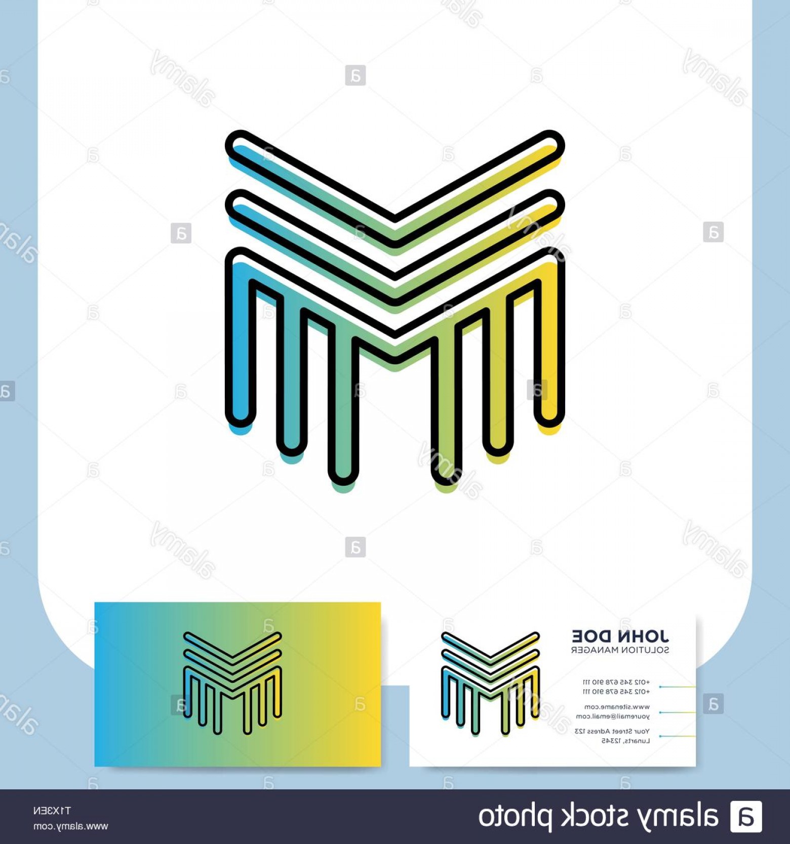 Media Letter M Vector Logo In A Modern Line Style With Business 1560x1668 Media Letter M Vector Logo In A Modern Line Style With Business