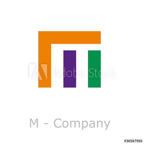Sticks Logo Initial Letter M 500x500 Sticks Logo Initial Letter M