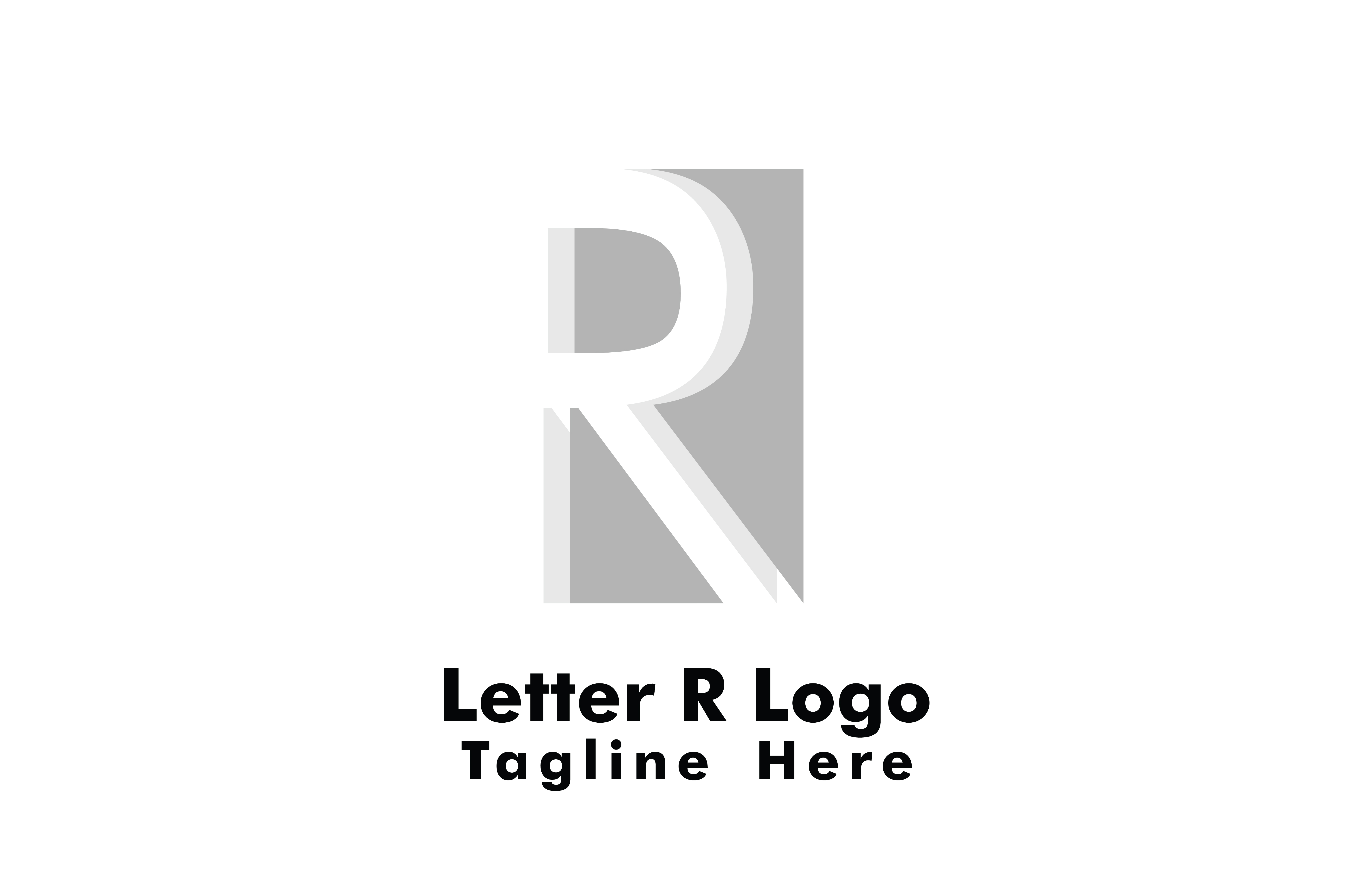 6011x4000 Letter R Logo Vector Graphic