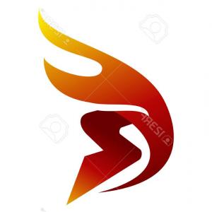 300x300 Photostock Vector Letter R Fire Logo Vector Illustration Soidergi