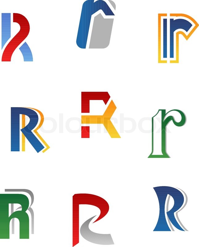 646x800 Set Of Alphabet Symbols And Elements Stock Vector Colourbox