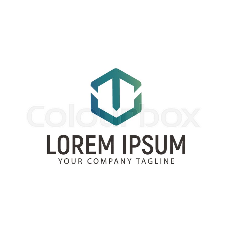 800x800 Letter T Logo Technology Modern Stock Vector Colourbox