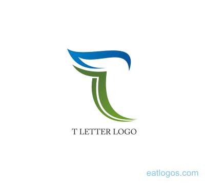 400x356 Letter T Logo Design Blue Download Alphabet Logos Vector Logos