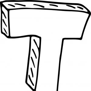 English Alphabet Hand Drawn Letter T Vector Createmepink 300x300 English Alphabet Hand Drawn Letter T Vector Createmepink