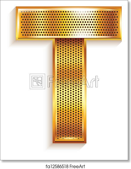 Free Art Print Of Letter Metal Gold Ribbon 450x580 Free Art Print Of Letter Metal Gold Ribbon