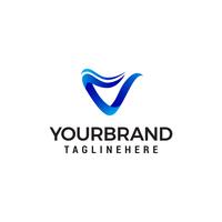 200x200 V Logo Free Vector Art