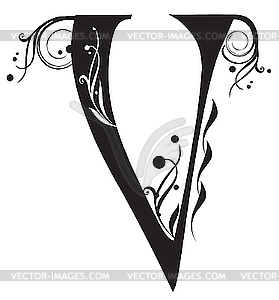 279x300 Decorative Letter V