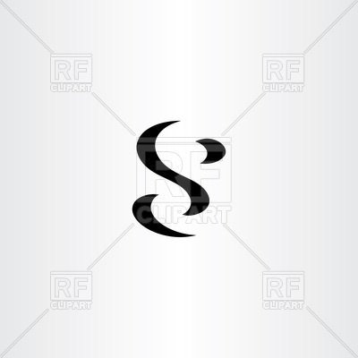 400x400 Black S Letter Vector Image Of Signs, Symbols, Maps Blaskorizov
