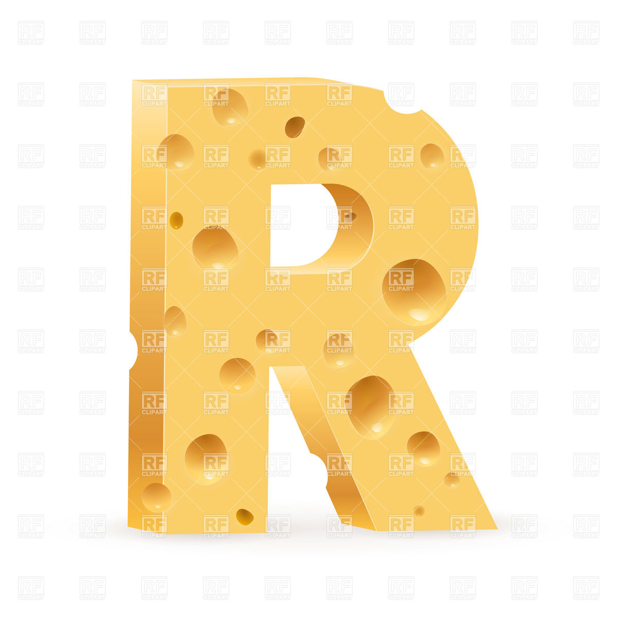 1200x1200 Cheese Font R Letter Vector Image Of Food And Beverages Dvarg