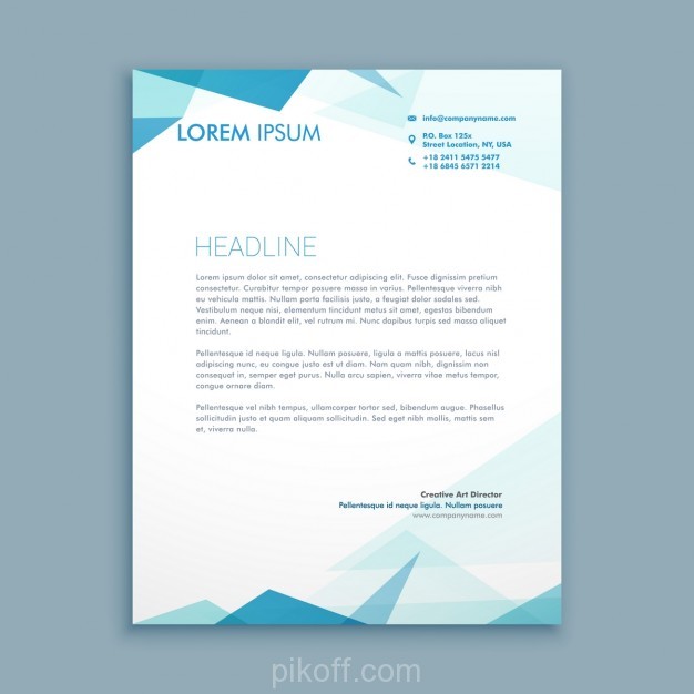 Abstract Style Letterhead Vector Free Download 626x626 Abstract Style Letterhead Vector Free Download