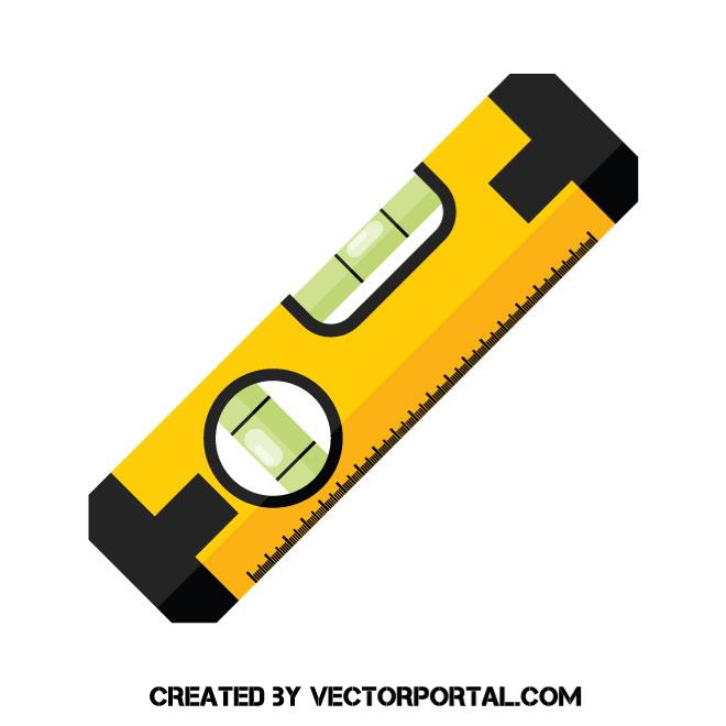 Spirit Level Vector Image 660x660 Spirit Level Vector Image