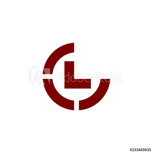 500x500 L G Initial Letter Logo Vector