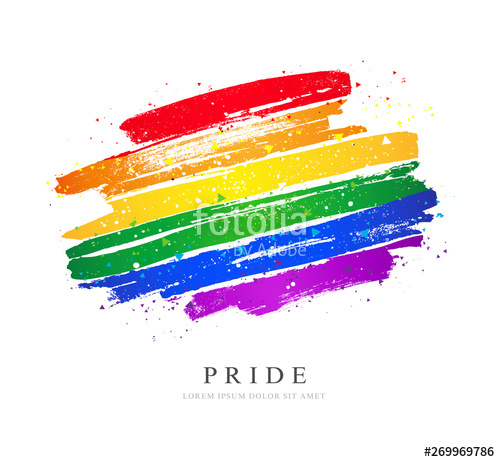 500x462 Lgbt Flag Vector Illustration On White Background Stock Image