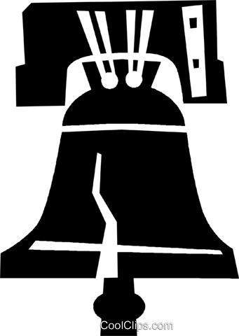 341x480 Liberty Bell Royalty Free Vector Clip Art Illustration