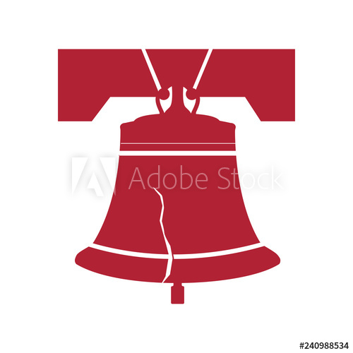 500x500 Liberty Bell Vector Illustration