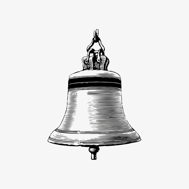 626x626 The Liberty Bell Vector Free Download