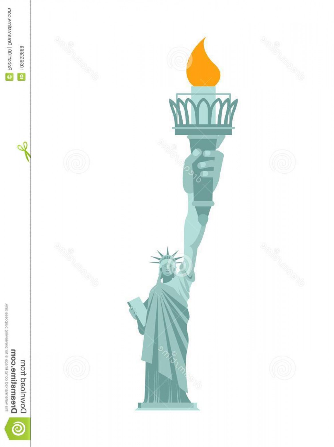 Liberty Torch Vector at Vectorified.com | Collection of Liberty Torch ...